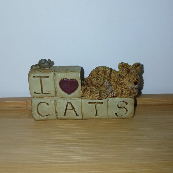 Vintage Blossom Bucket I love Cats by Suzi 2000 - Picture 1 of 3